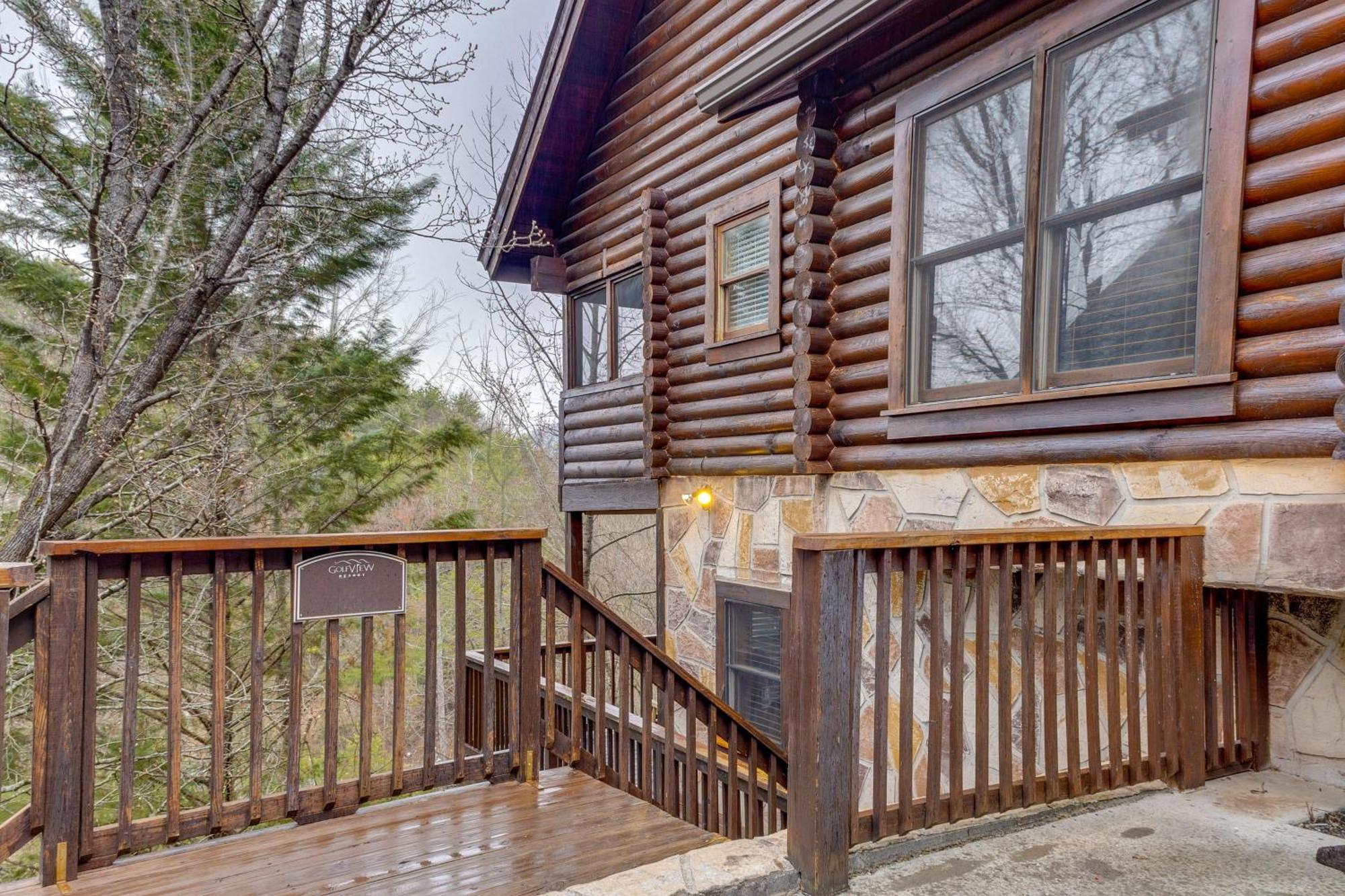 Pigeon Forge Resort Studio Cabin On Dollywood Ln! 外观 照片